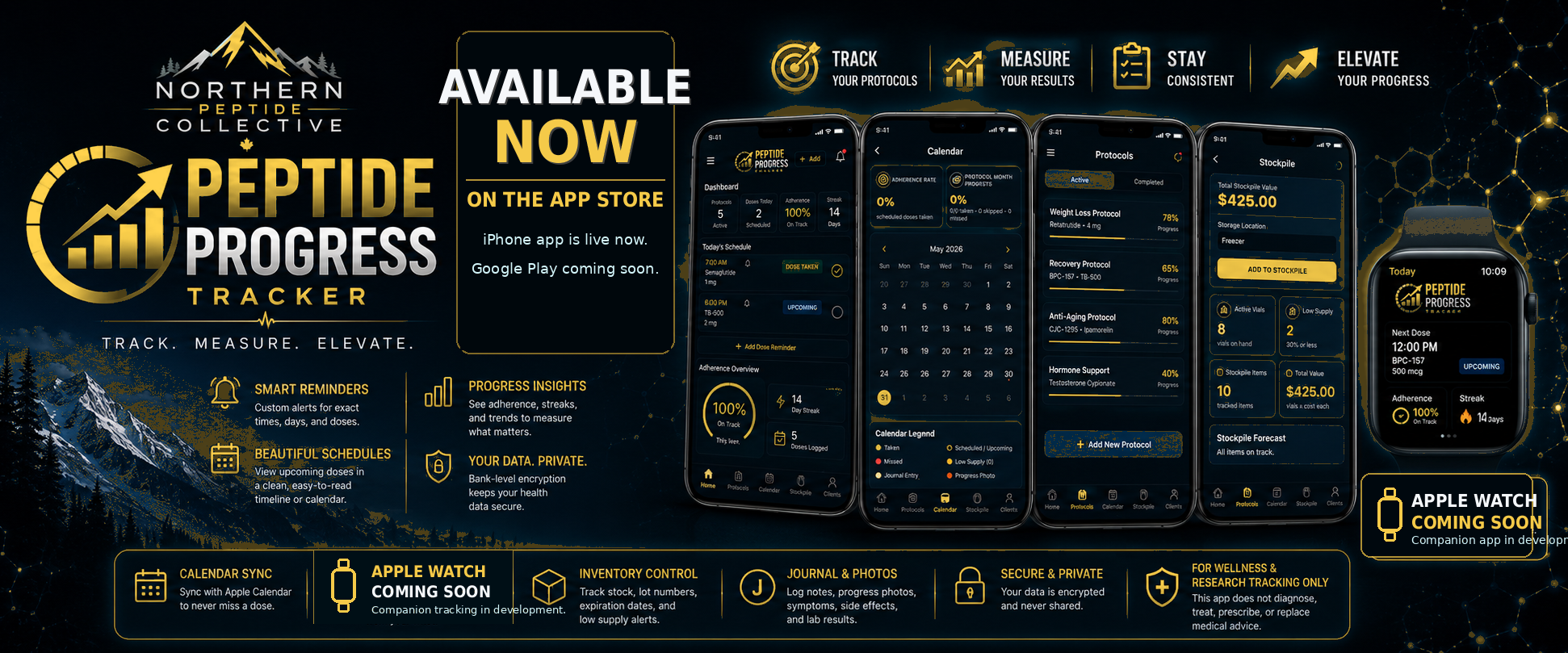Peptide Progress Tracker App